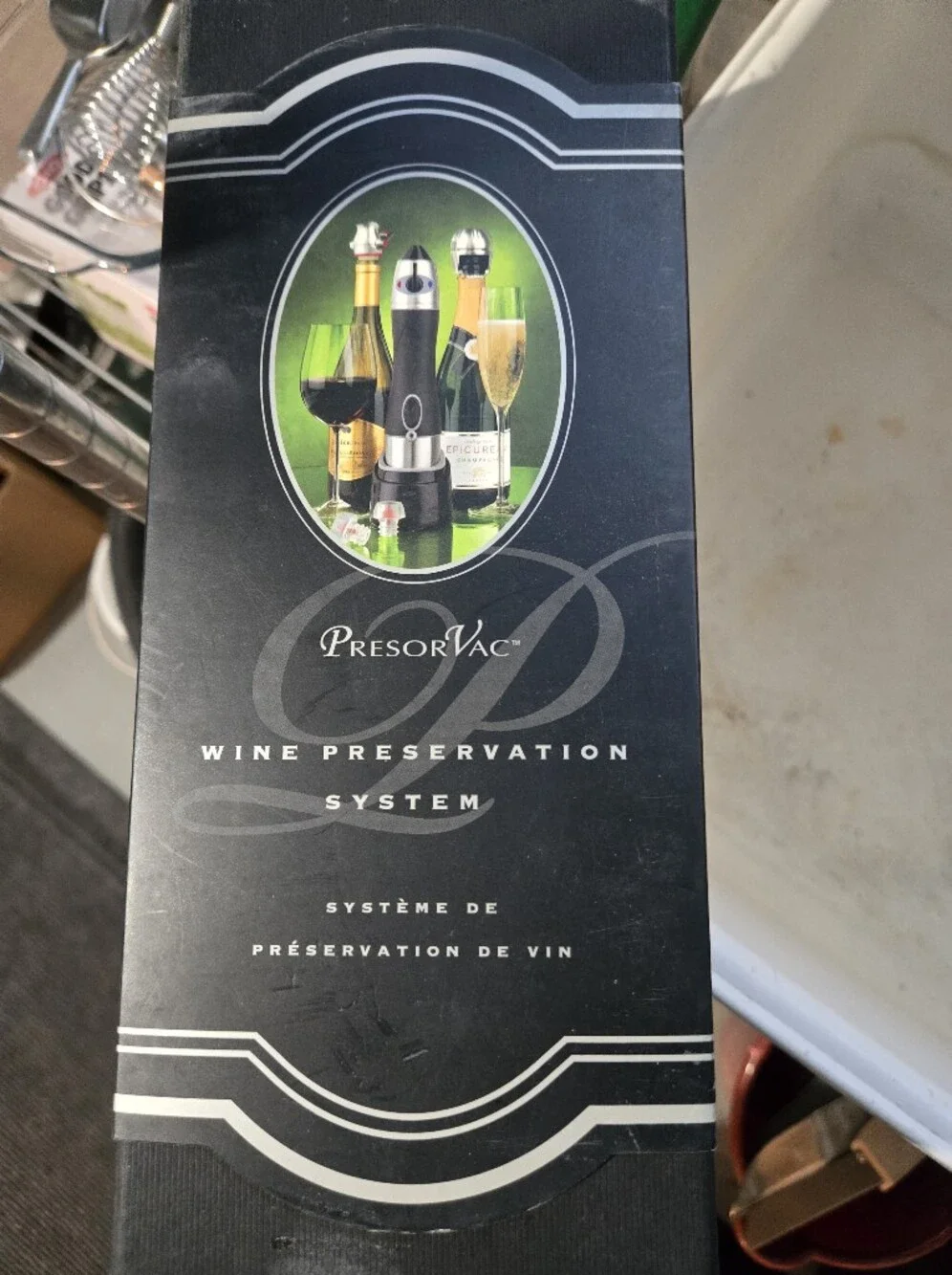 Williams Sonoma Black Wine Preservation System